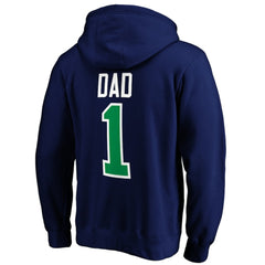 Vancouver Canucks #1 Dad Pullover Hoodie - Blue | NHL near me
