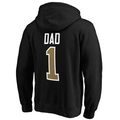 Vegas Golden Knights #1 Dad Pullover Hoodie - Black | NHL Lifestyle