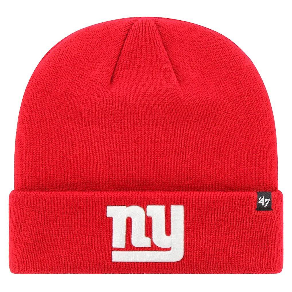 New York Giants '47 Secondary Basic Cuffed Knit Hat - Red - 47 brand