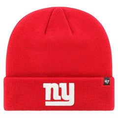 New York Giants '47 Secondary Basic Cuffed Knit Hat - Red - 47 brand
