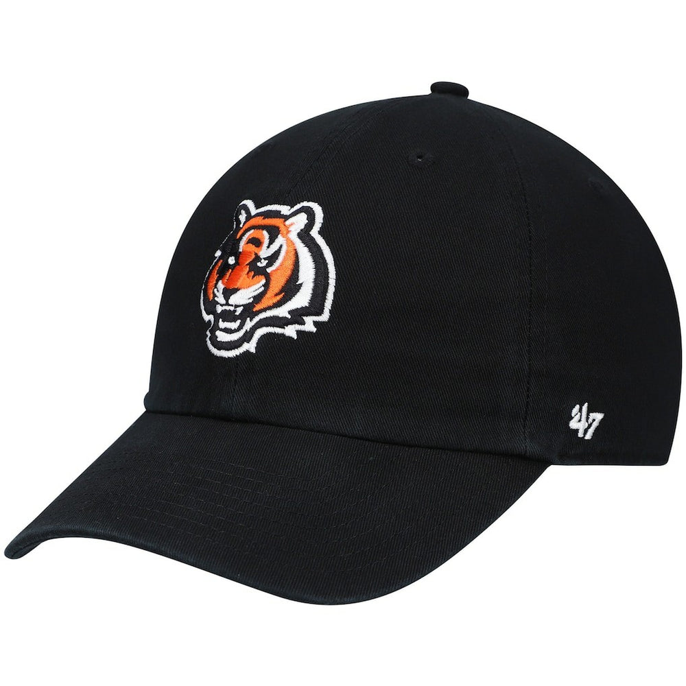 Cincinnati Bengals '47 Clean Up Alternate Adjustable Hat - Black - 47 brand