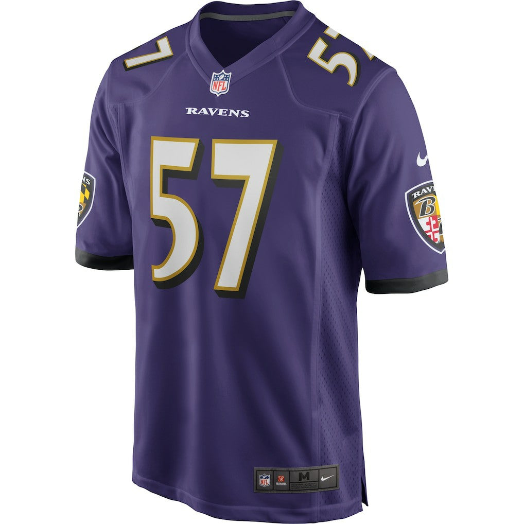 Bart Scott Baltimore Ravens Game Retired Player Jersey - Purple - Nike