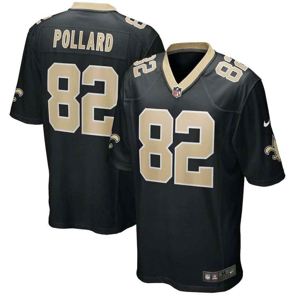 Bob Pollard New Orleans Saints Game Retired Player Jersey - Black - Nike