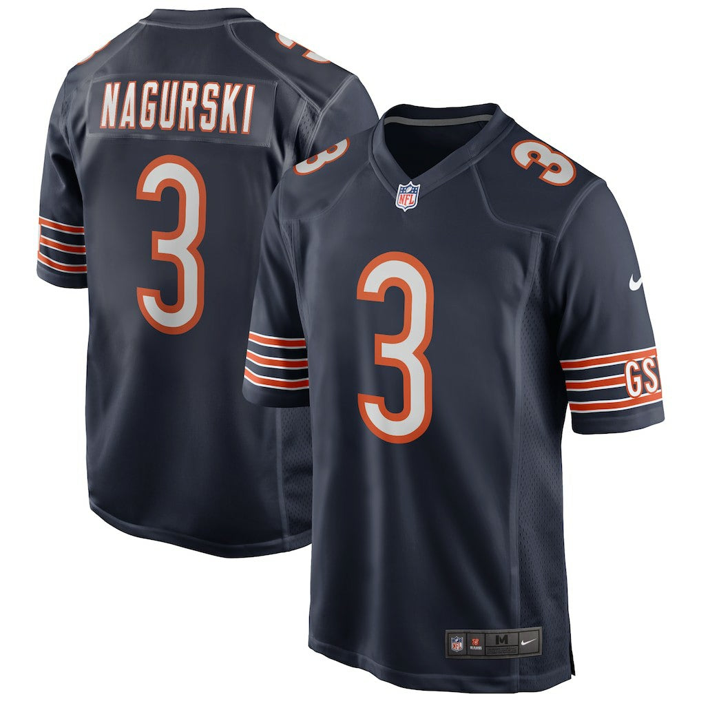 Bronko Nagurski Chicago Bears Game Retired Player Jersey - Navy - Nike