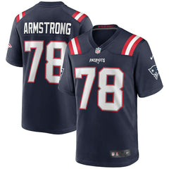 Bruce Armstrong New England Patriots Game Retired Player Jersey - Navy - Nike