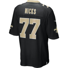 Carl Nicks New Orleans Saints Game Retired Player Jersey - Black - Nike