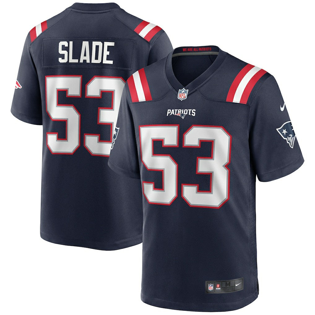 Chris Slade New England Patriots Game Retired Player Jersey - Navy - Nike