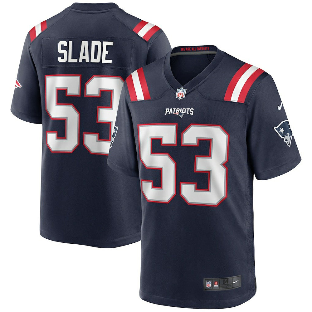 Chris Slade New England Patriots Game Retired Player Jersey - Navy - Nike