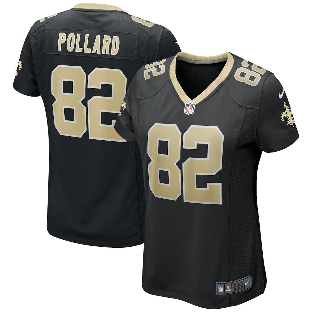 Bob Pollard New Orleans Saints Women's Game Retired Player Jersey - Black - Nike