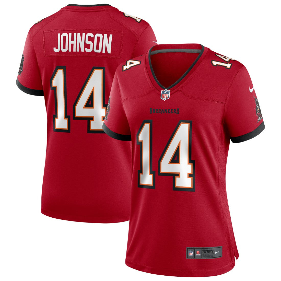 Brad Johnson Tampa Bay Buccaneers Women's Game Retired Player Jersey - Red - Nike