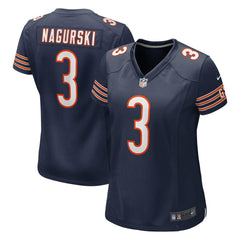Bronko Nagurski Chicago Bears Women's Game Retired Player Jersey - Navy - Nike