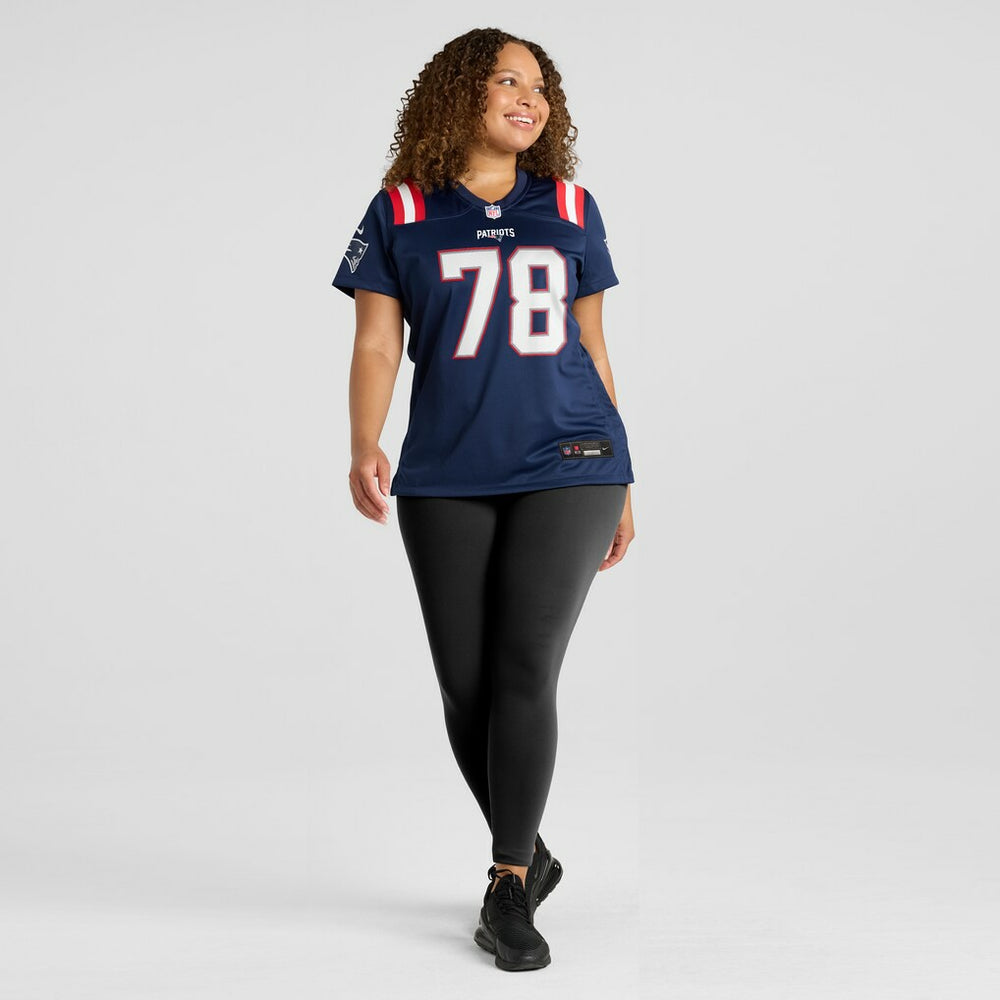 Bruce Armstrong New England Patriots Women's Game Retired Player Jersey - Navy - Nike