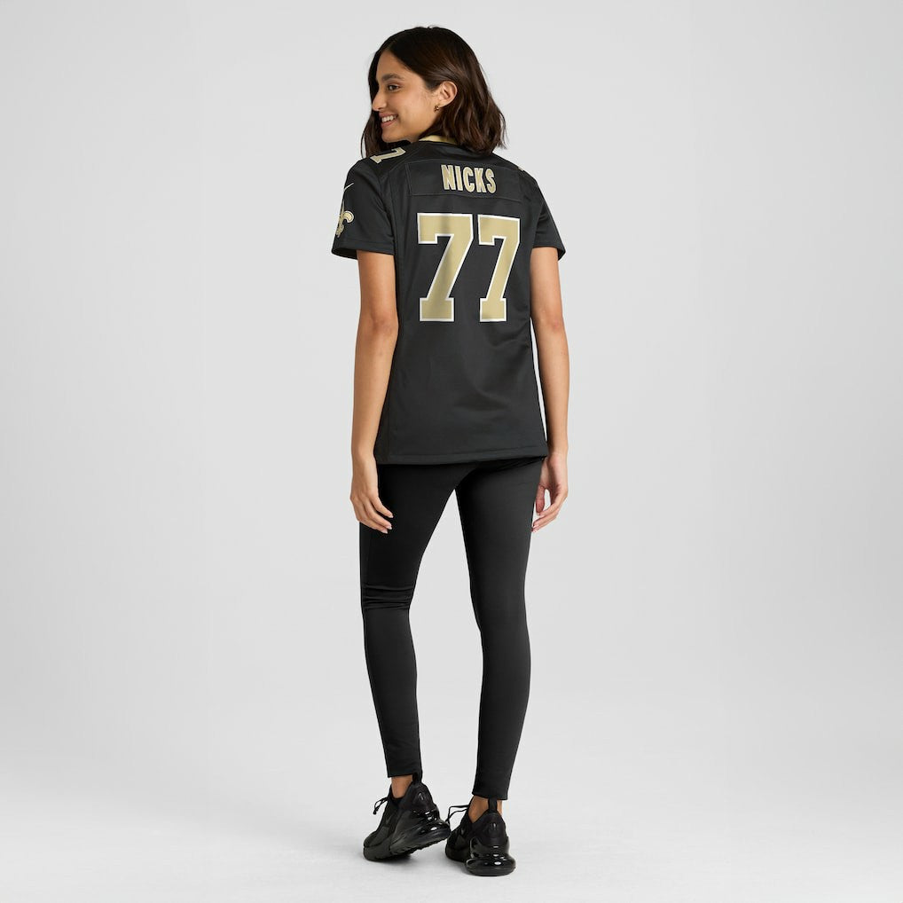 Carl Nicks New Orleans Saints Women's Game Retired Player Jersey - Black - Nike