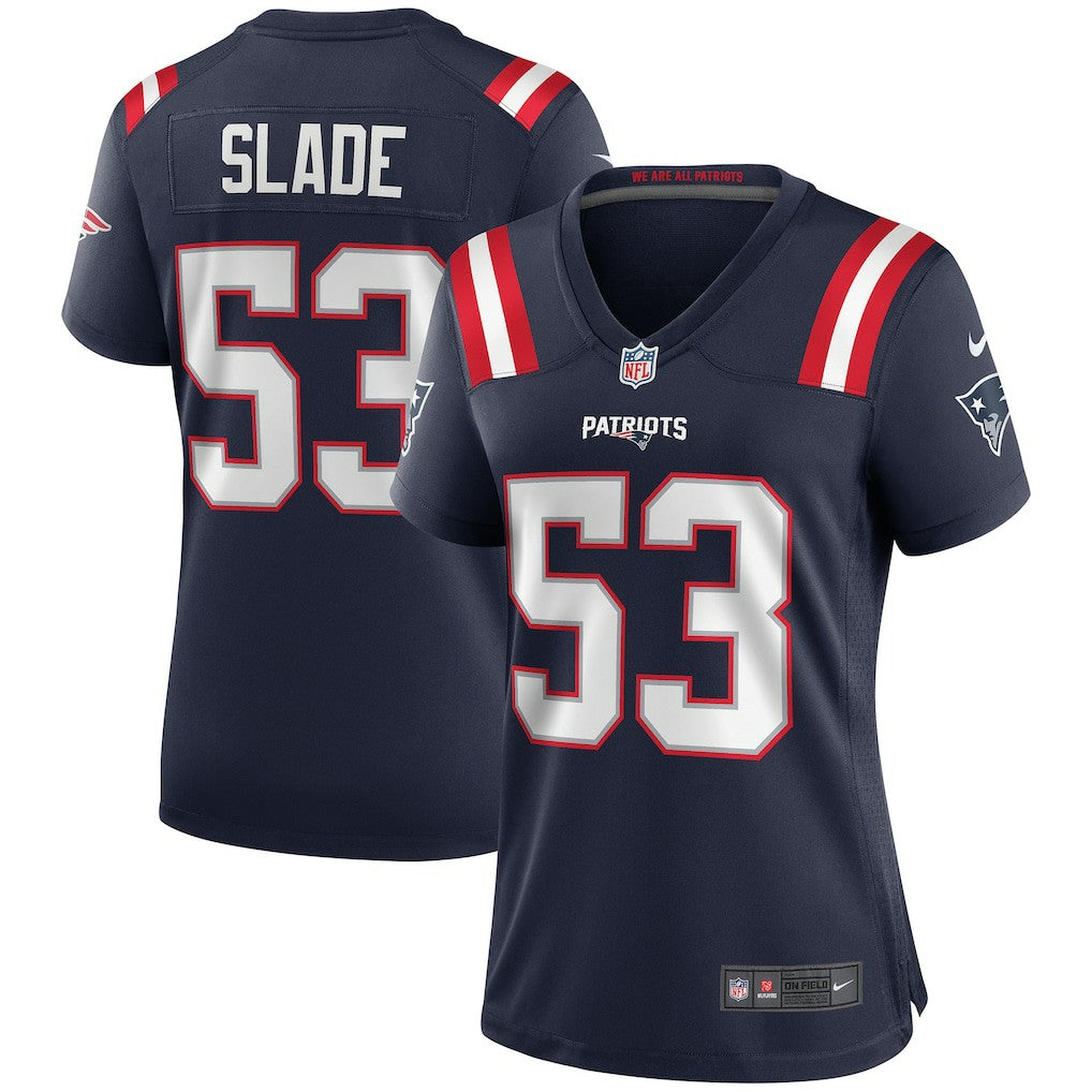 Chris Slade New England Patriots Women's Game Retired Player Jersey - Navy - Nike
