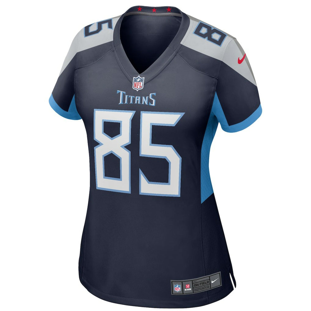 Derrick Mason Tennessee Titans Women's Game Retired Player Jersey - Navy - Nike