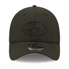 New York Jets New Era Black On Black 39THIRTY Flex Hat - NFL