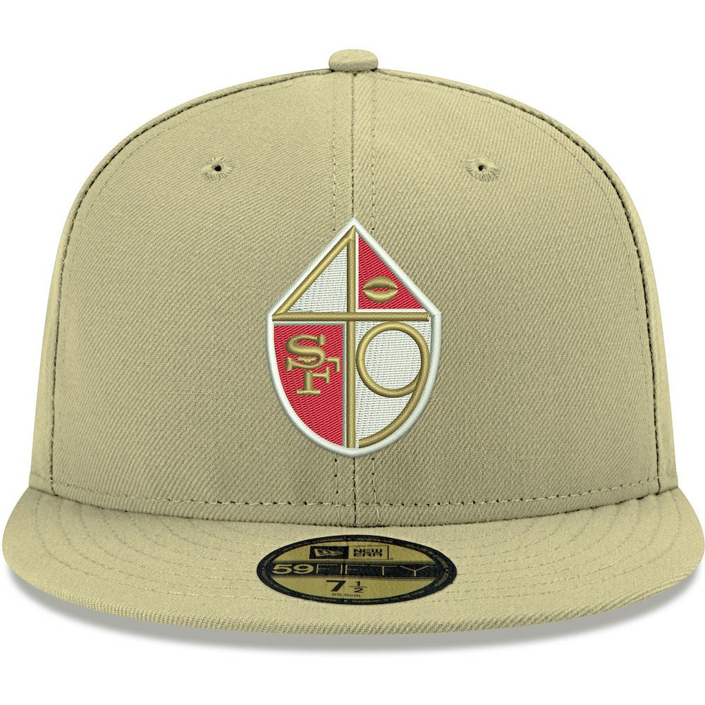 San Francisco 49ers New Era Omaha Throwback 59FIFTY Fitted Hat - Gold - NFL