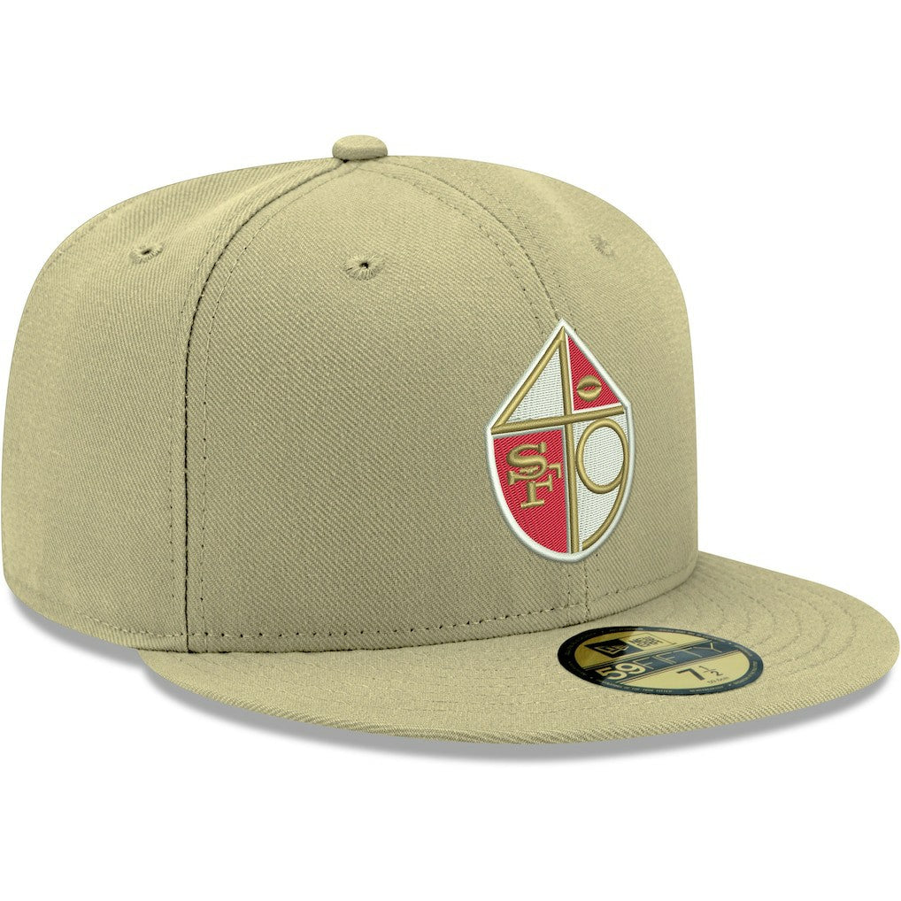 San Francisco 49ers New Era Omaha Throwback 59FIFTY Fitted Hat - Gold - NFL