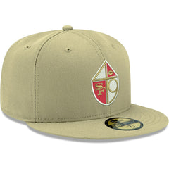 San Francisco 49ers New Era Omaha Throwback 59FIFTY Fitted Hat - Gold - NFL