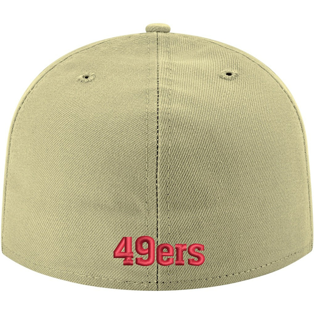 San Francisco 49ers New Era Omaha Throwback 59FIFTY Fitted Hat - Gold - NFL