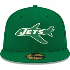 New York Jets New Era Omaha Throwback 59FIFTY Fitted Hat - Kelly Green - NFL