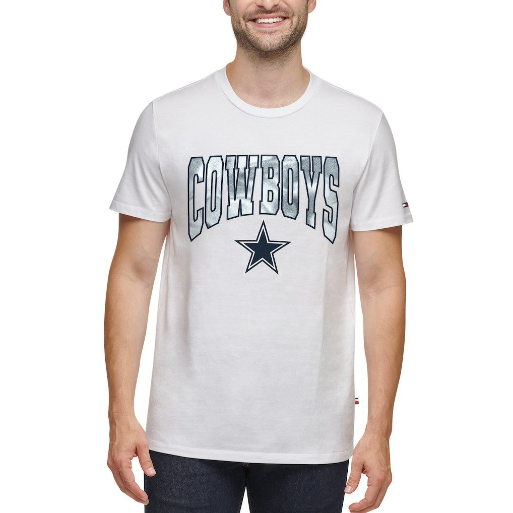 Dallas Cowboys Tommy Hilfiger Embroidered Patch T-Shirt - White - NFL