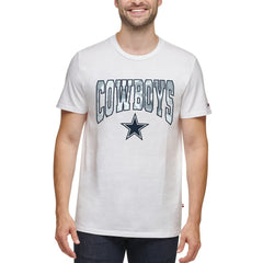 Dallas Cowboys Tommy Hilfiger Embroidered Patch T-Shirt - White - NFL