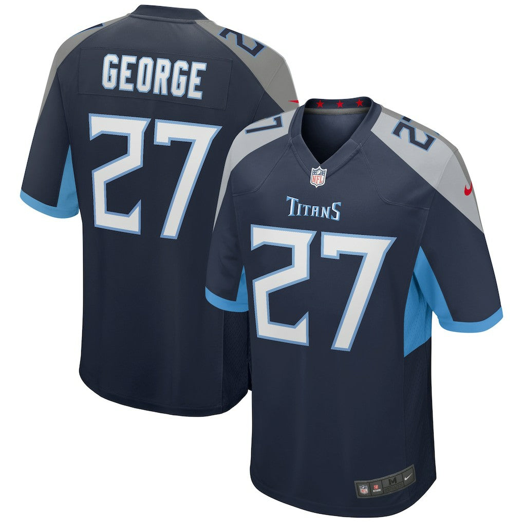 Eddie George Tennessee Titans Game Retired Player Jersey - Navy - Nike