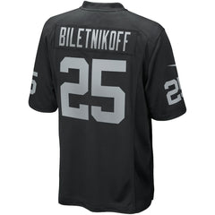 Fred Biletnikoff Las Vegas Raiders Game Retired Player Jersey - Black - Nike