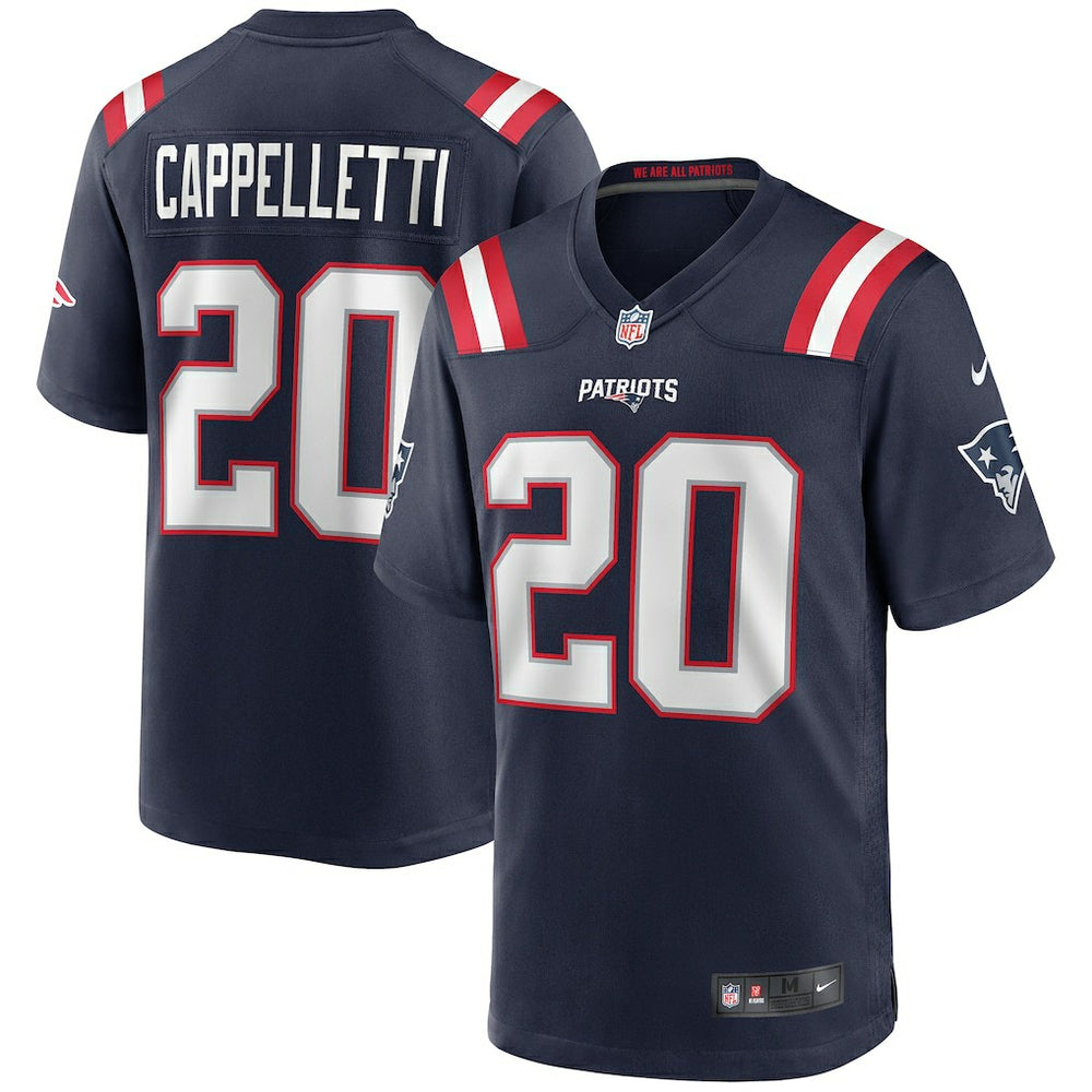 Gino Cappelletti New England Patriots Game Retired Player Jersey - Navy - Nike