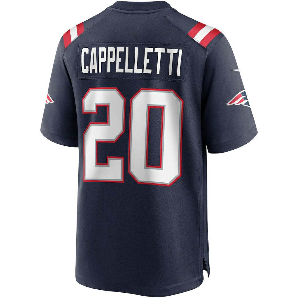 Gino Cappelletti New England Patriots Game Retired Player Jersey - Navy - Nike