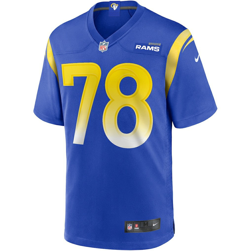 Jackie Slater Los Angeles Rams Game Retired Player Jersey - Royal - Nike