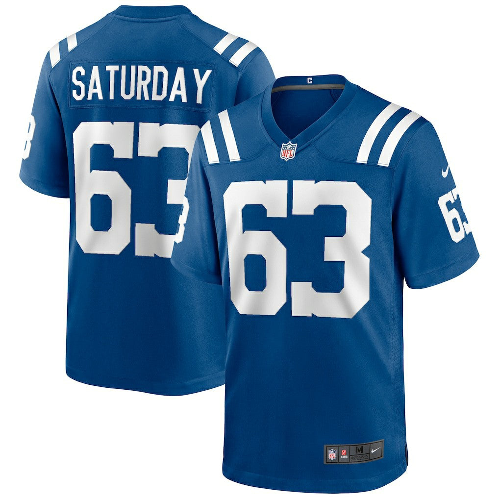 Jeff Saturday Indianapolis Colts Game Retired Player Jersey - Royal - Nike
