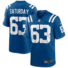 Jeff Saturday Indianapolis Colts Game Retired Player Jersey - Royal - Nike