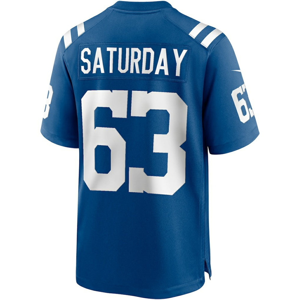Jeff Saturday Indianapolis Colts Game Retired Player Jersey - Royal - Nike