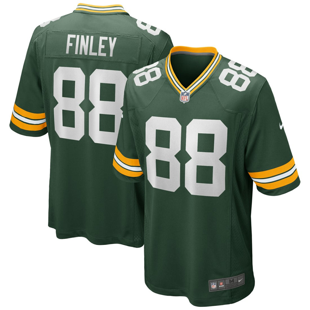 Jermichael Finley Green Bay Packers Game Retired Player Jersey - Green - Nike