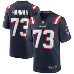 John Hannah New England Patriots Game Retired Player Jersey - Navy - Nike