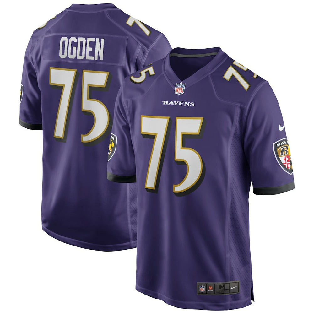 Jonathan Ogden Baltimore Ravens Game Retired Player Jersey - Purple - Nike