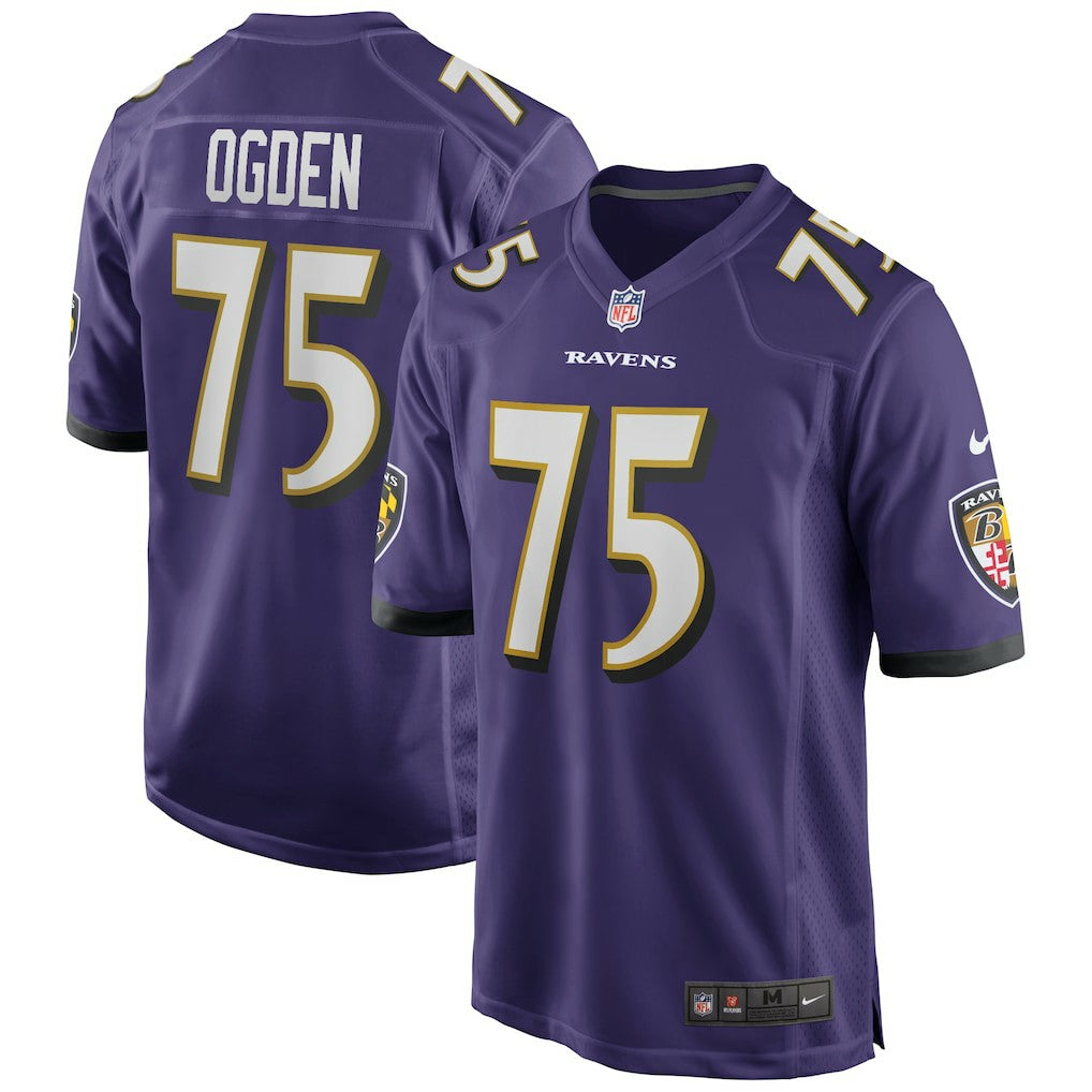 Jonathan Ogden Baltimore Ravens Game Retired Player Jersey - Purple - Nike