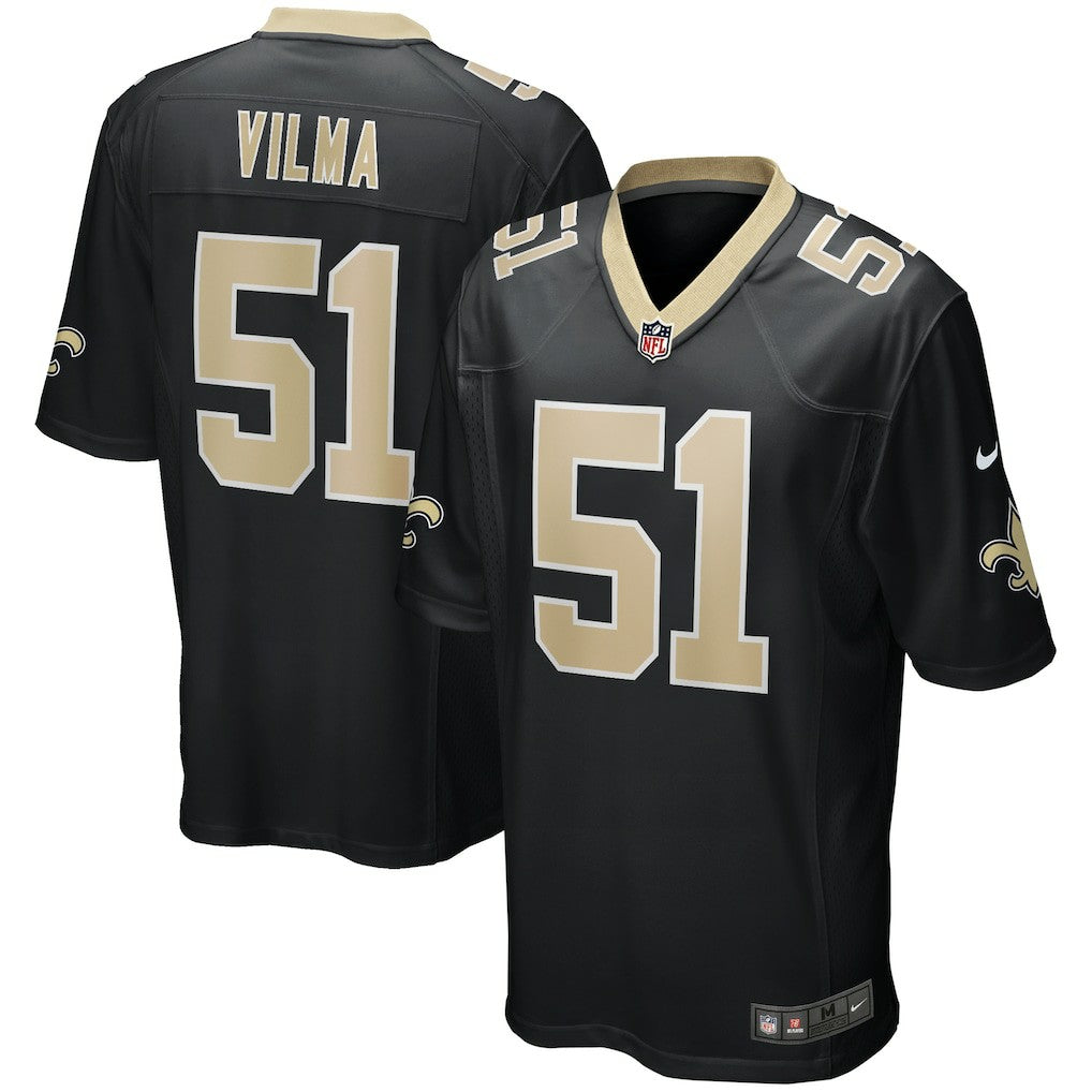 Jonathan Vilma New Orleans Saints Game Retired Player Jersey - Black - Nike