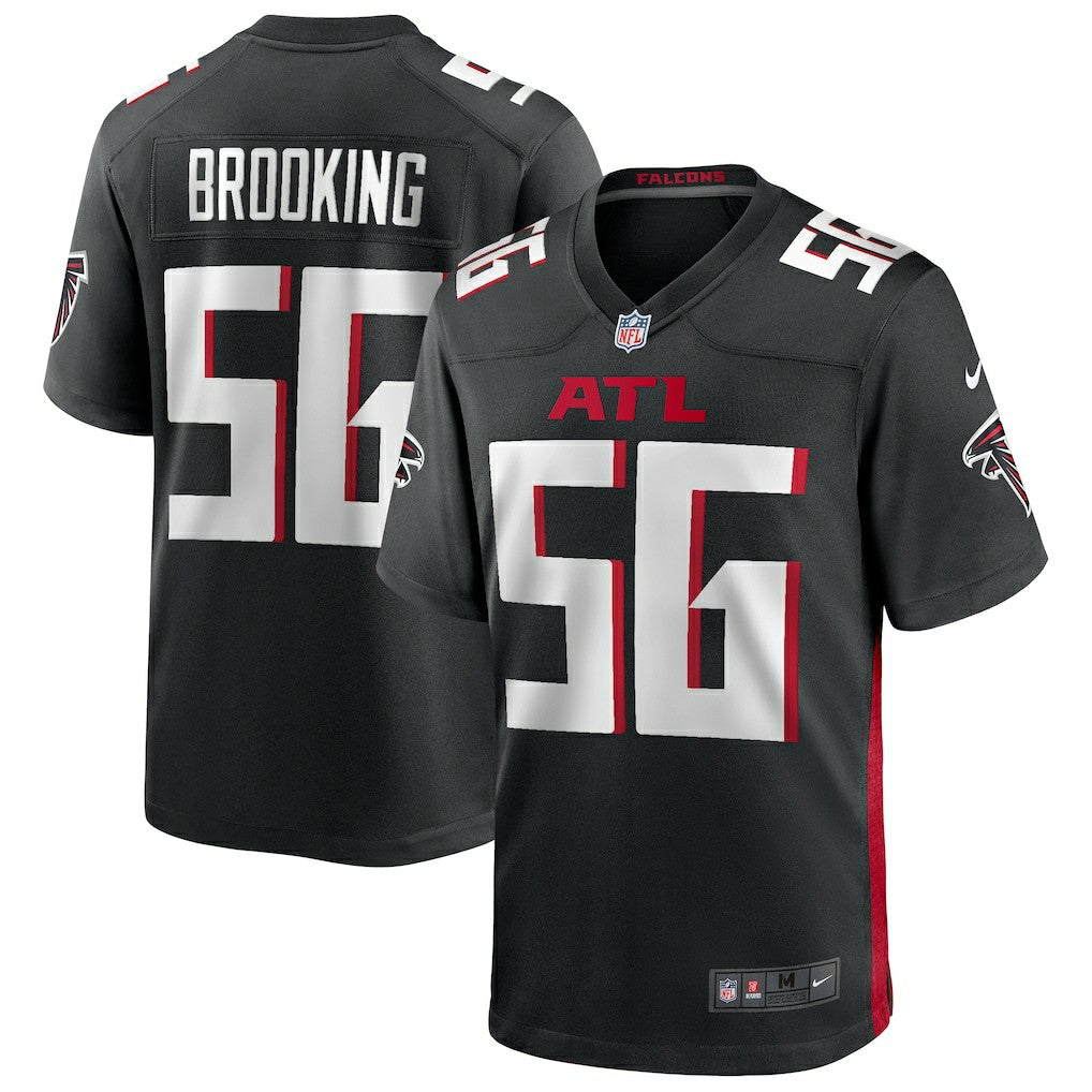 Keith Brooking Atlanta Falcons Game Retired Player Jersey - Black - Nike