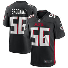 Keith Brooking Atlanta Falcons Game Retired Player Jersey - Black - Nike