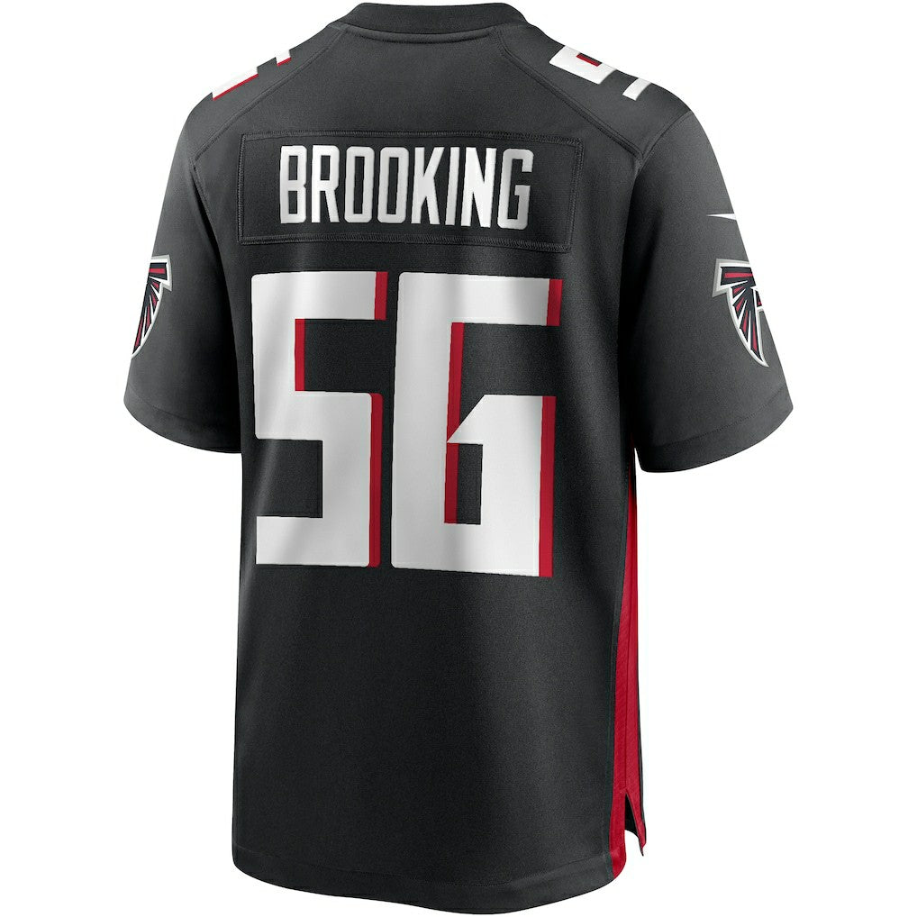 Keith Brooking Atlanta Falcons Game Retired Player Jersey - Black - Nike
