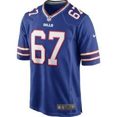Kent Hull Buffalo Bills Game Retired Player Jersey - Royal - Nike