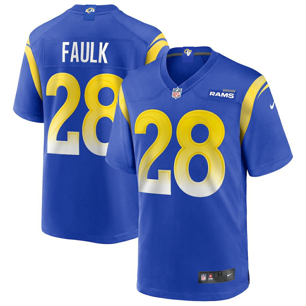 Marshall Faulk Los Angeles Rams Game Retired Player Jersey - Royal - Nike