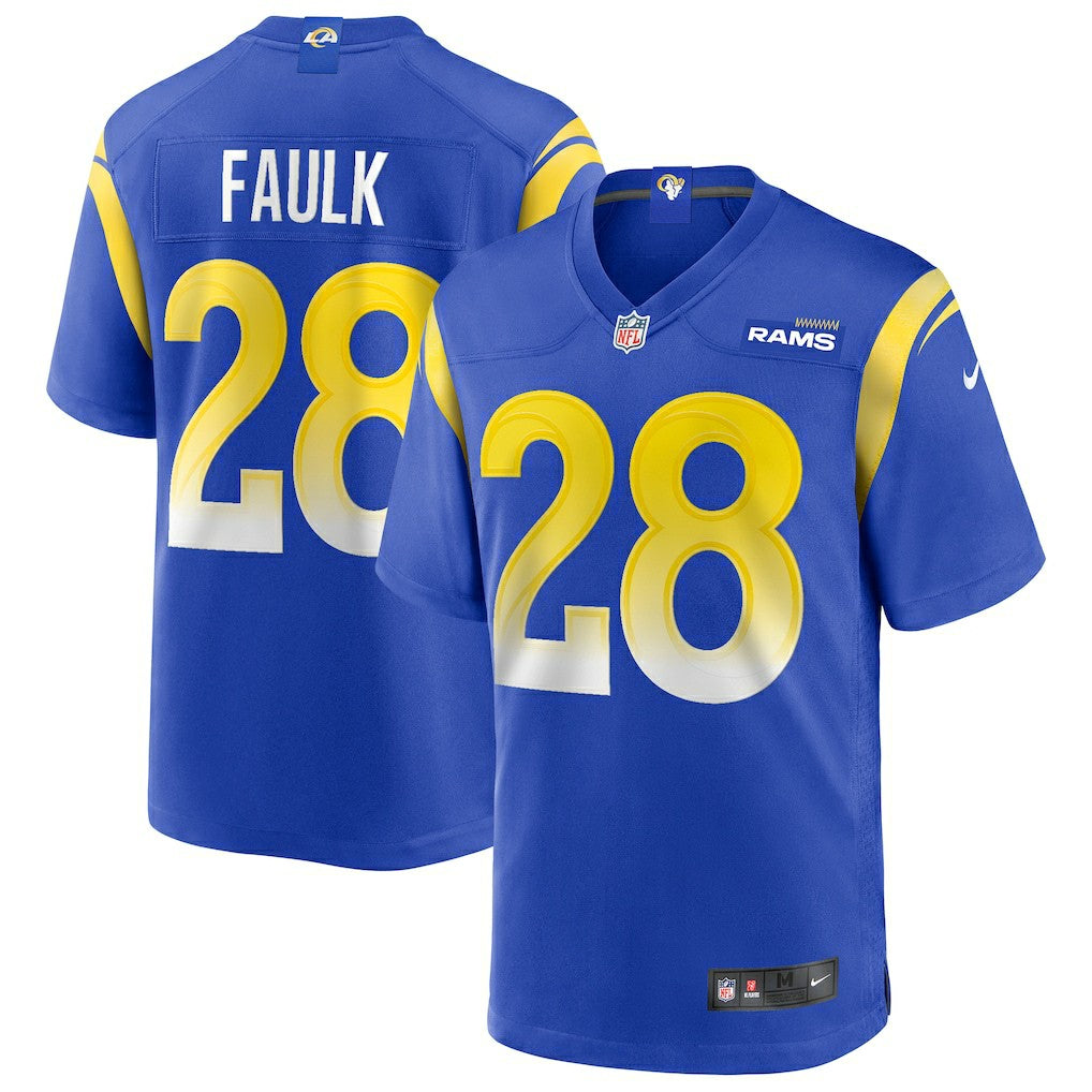 Marshall Faulk Los Angeles Rams Game Retired Player Jersey - Royal - Nike