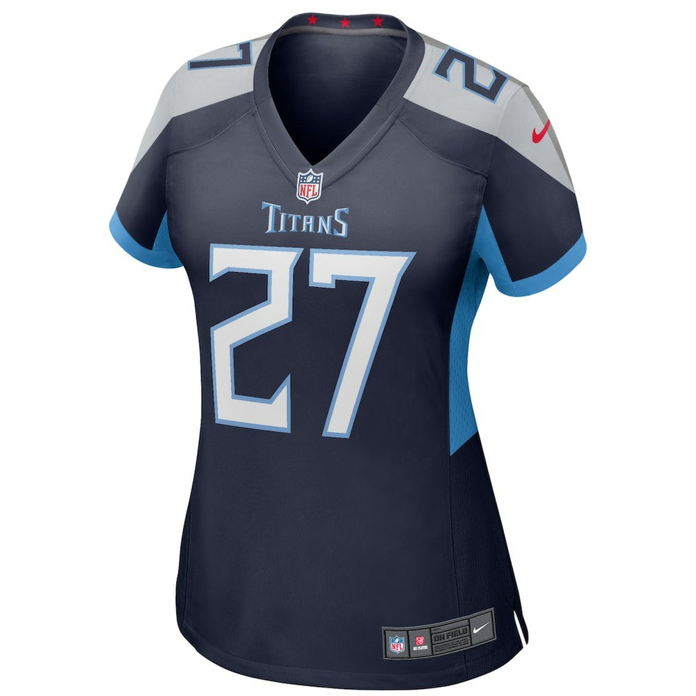 Eddie George Tennessee Titans Women's Game Retired Player Jersey - Navy - Nike