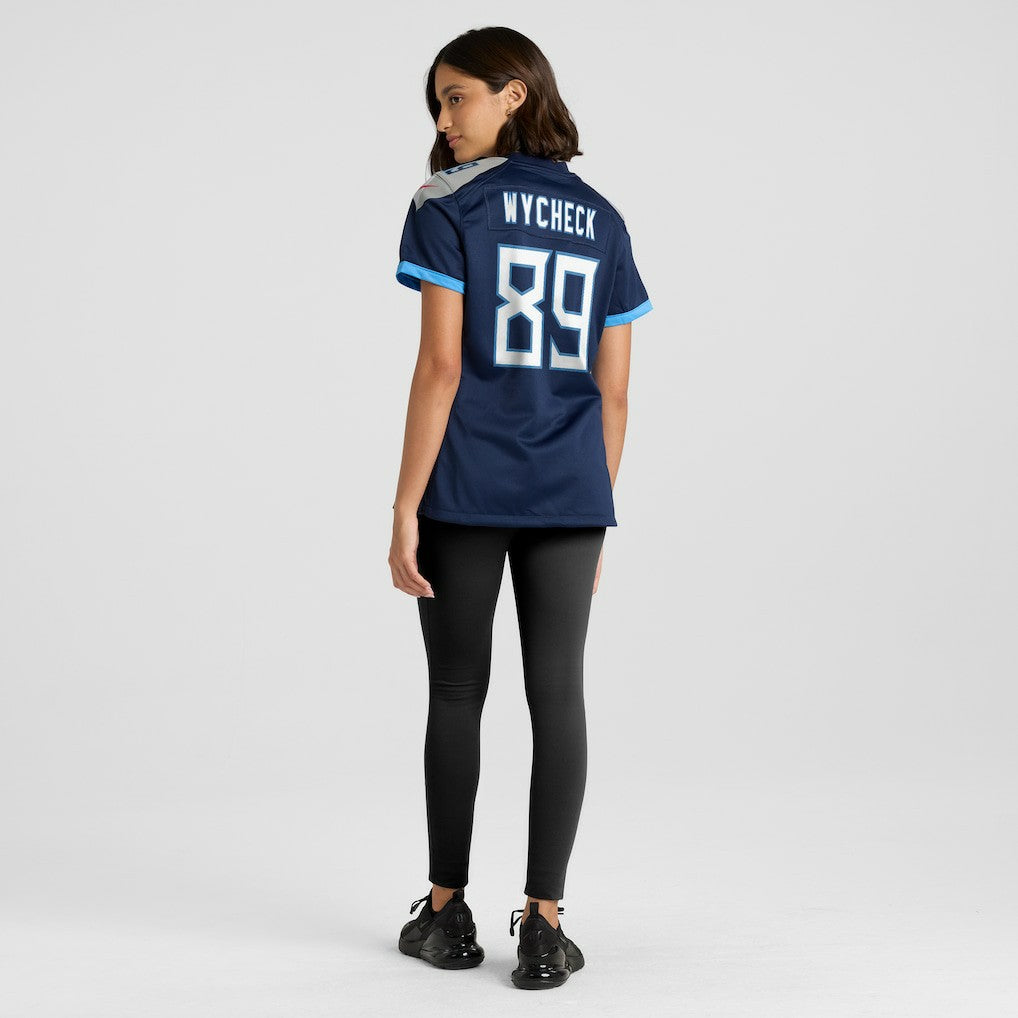 Frank Wycheck Tennessee Titans Women's Game Retired Player Jersey - Navy - Nike