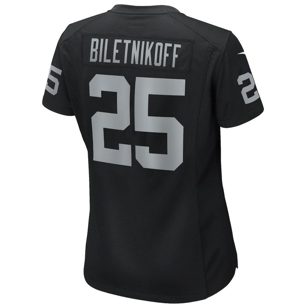 Fred Biletnikoff Las Vegas Raiders Women's Game Retired Player Jersey - Black - Nike