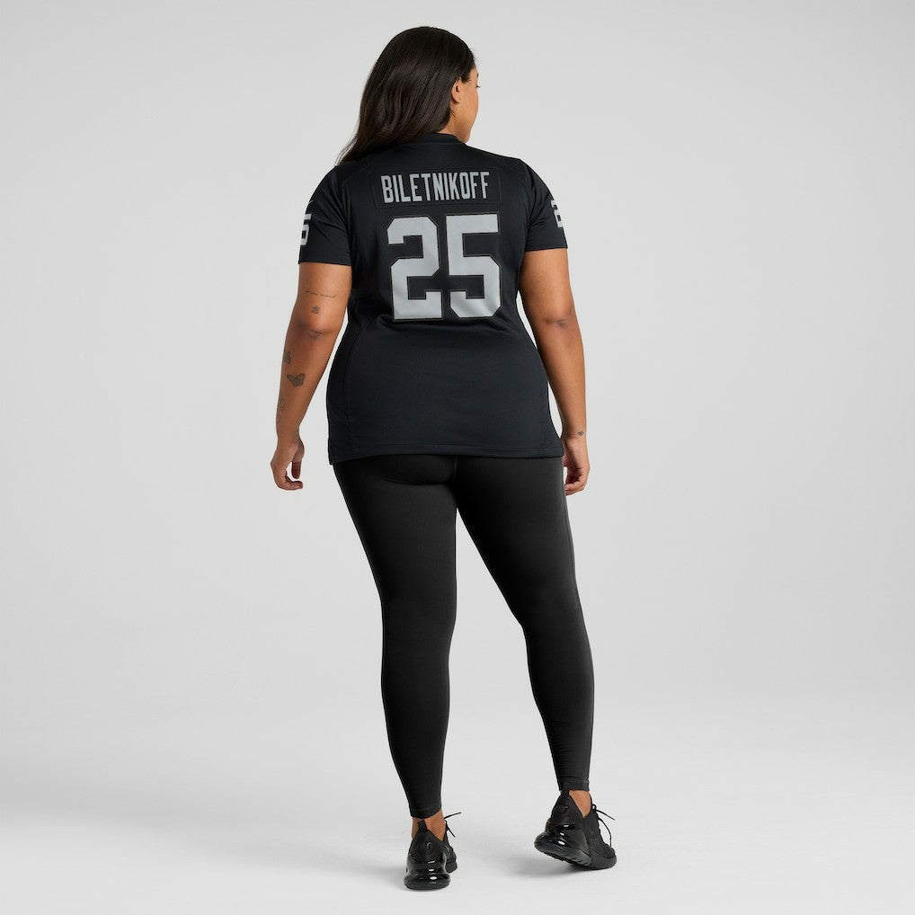 Fred Biletnikoff Las Vegas Raiders Women's Game Retired Player Jersey - Black - Nike